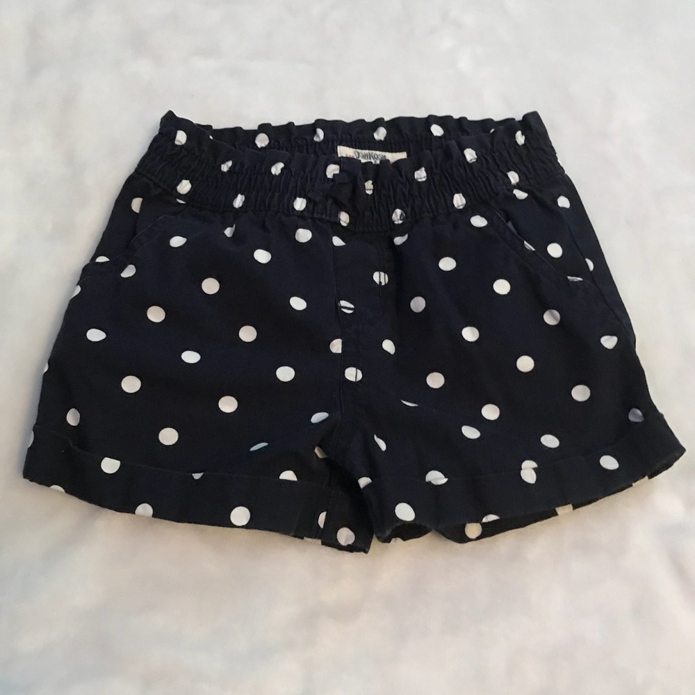 Polka dot scrunch shorts